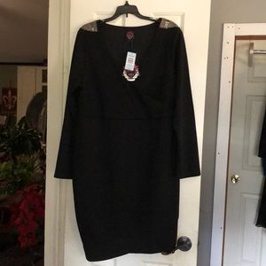 ❌SOLD❌Black fitted party dress Rebel Wilson brand